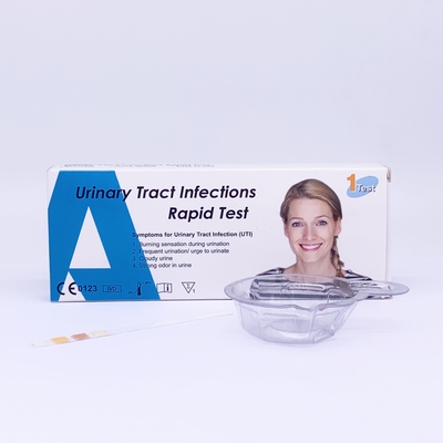 1 Minute Biochemistry Reagents , Urine Infection Test Strips U031-04H